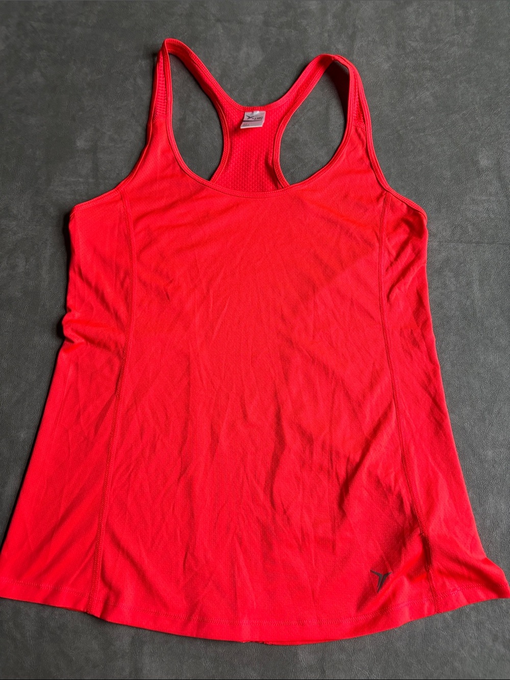 Old Navy Bright Orange-Red Racerback Tank Size S